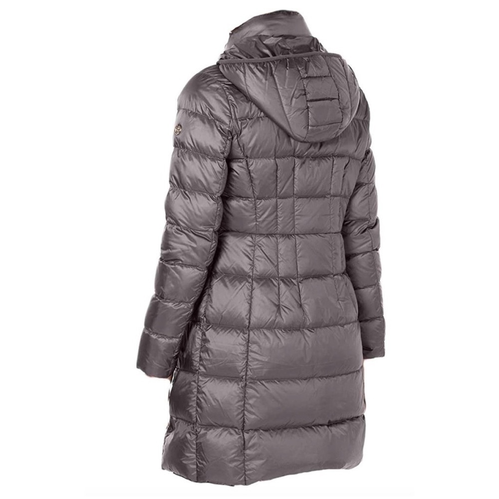 Michael Kors Hooded Long Packable Down Puffer Coat Down Waterfowl Feathers 2XL - Picture 3 of 15